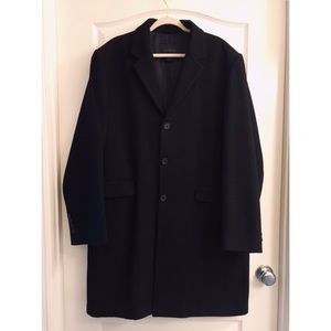 Express Black Overcoat Dress Jacket sz XL